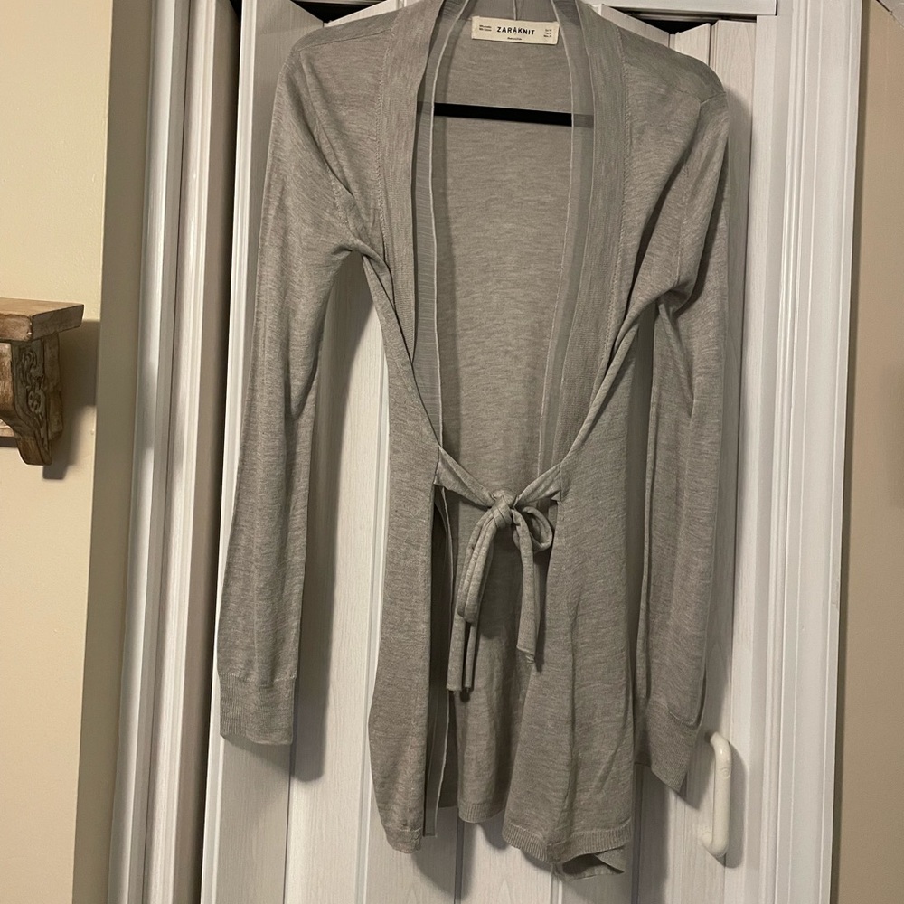 Zara Knit Gray Cardigan